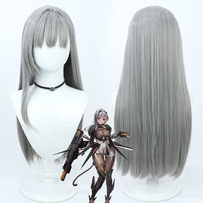 omgcos Goddess of Victory: Nikke Modernia Long Gray Cosplay Wig