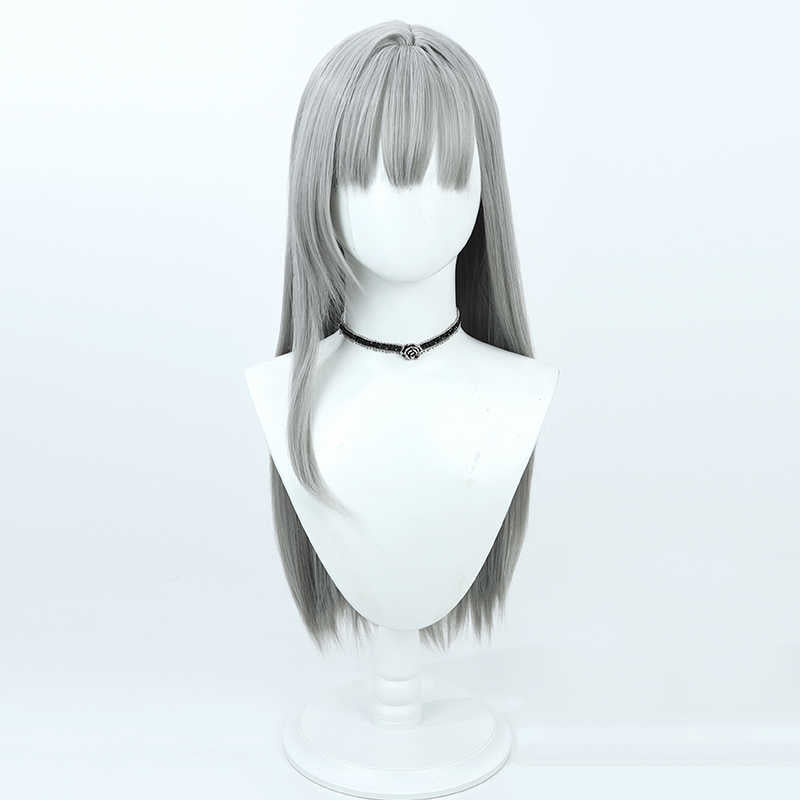 omgcos Goddess of Victory: Nikke Modernia Long Gray Cosplay Wig
