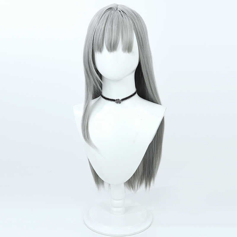 omgcos Goddess of Victory: Nikke Modernia Long Gray Cosplay Wig