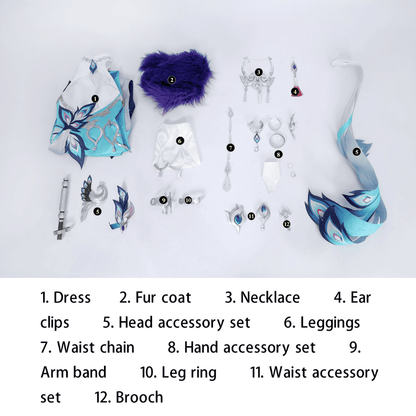 omgcos Honaki Star Rail Yao Guang Cosplay Costume