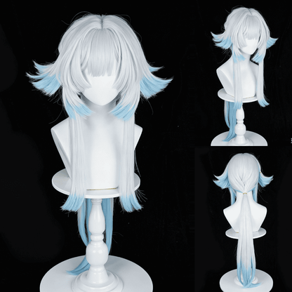 omgcos Honkai Star Rail Cerydra White Long Cosplay Wig