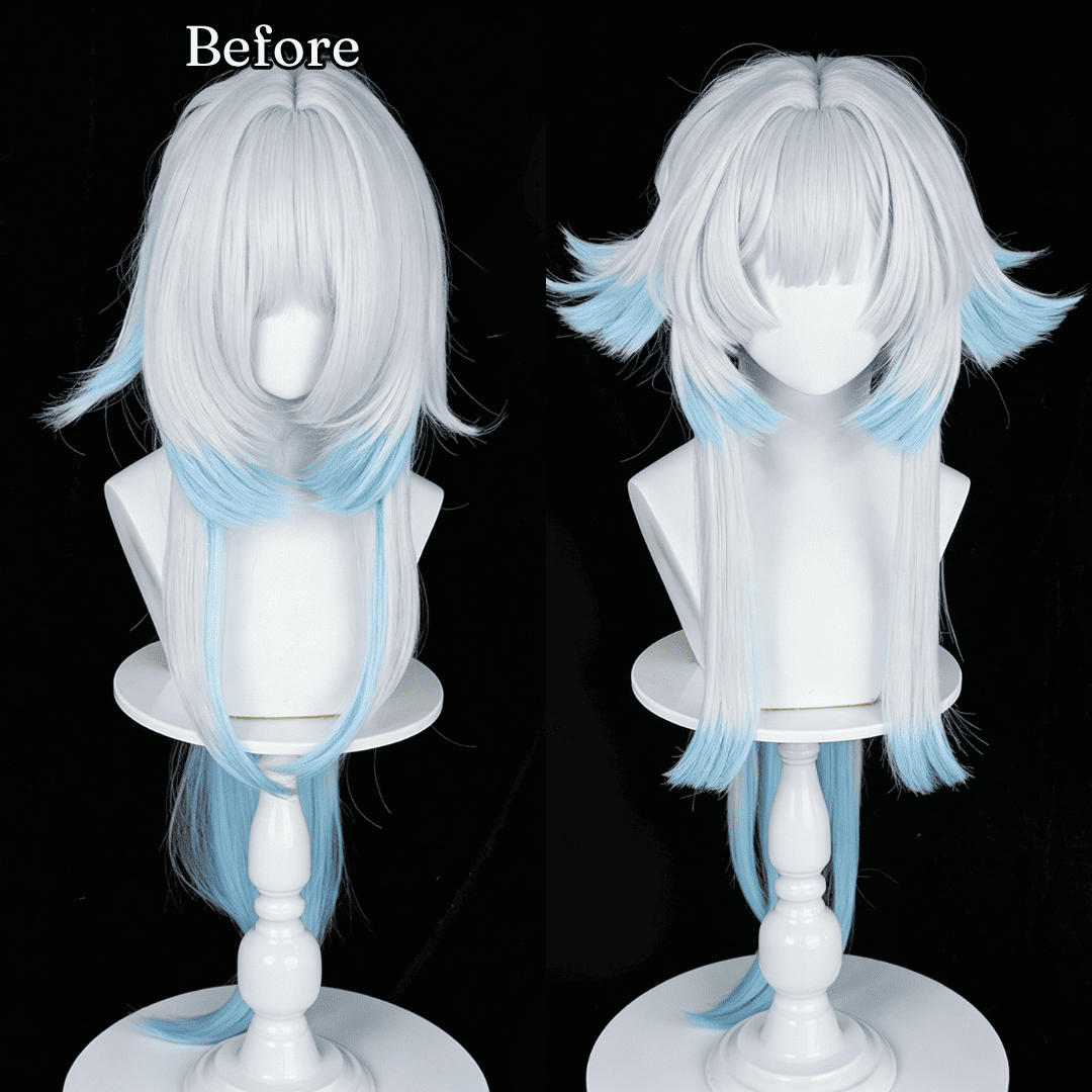 omgcos Honkai Star Rail Cerydra White Long Cosplay Wig