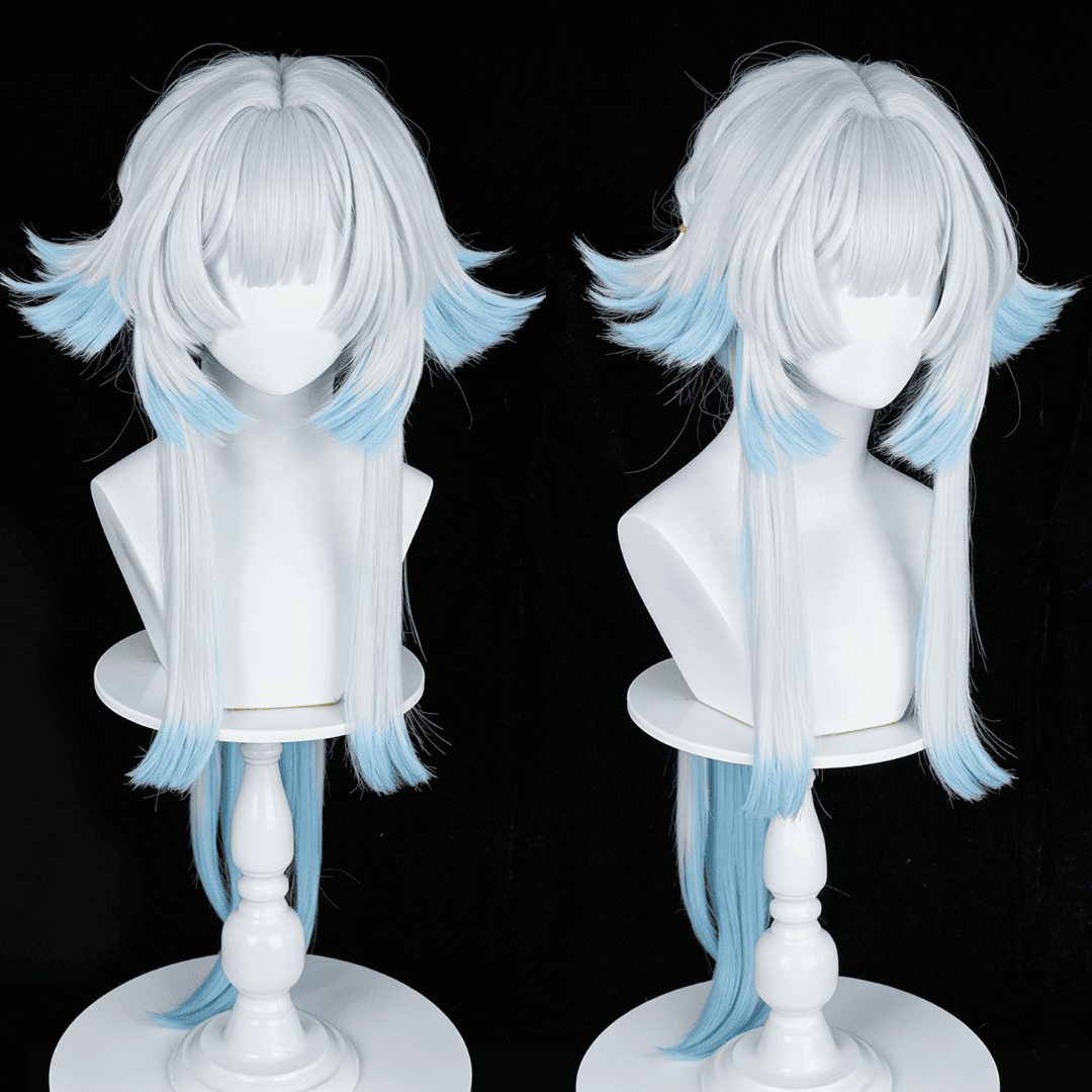 omgcos Honkai Star Rail Cerydra White Long Cosplay Wig