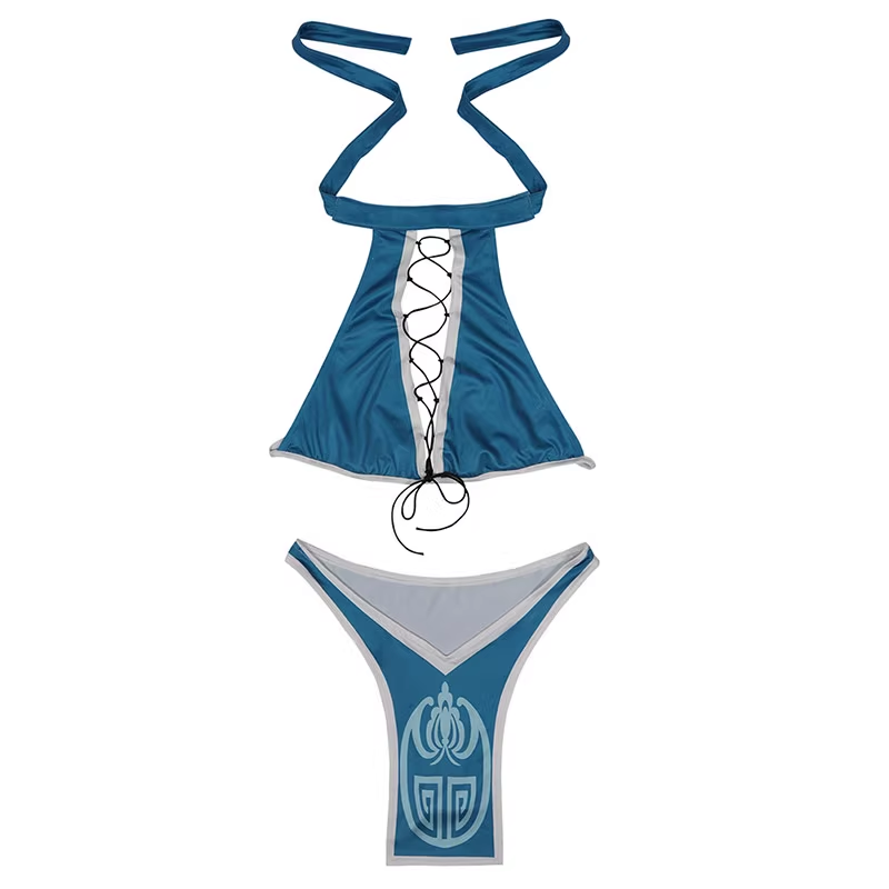 omgcos Kitana Bikini Mortal Kombat Swimwear Set