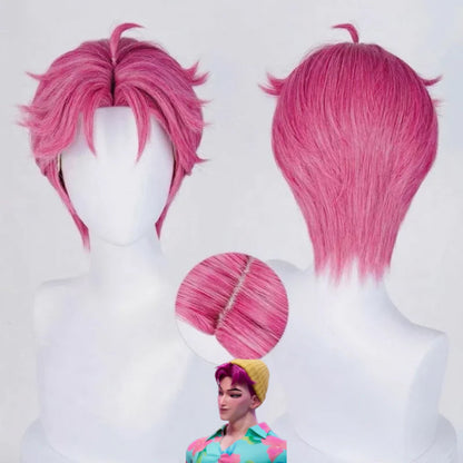 omgcos Kpop Girl Demon Boys Abby Short Cosplay Wig