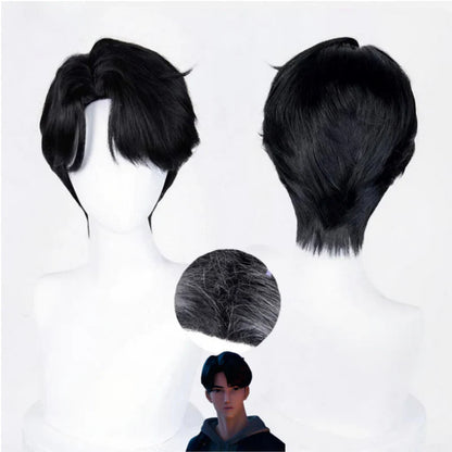omgcos Kpop Girl Demon Boys Jinu Black Cosplay Wig
