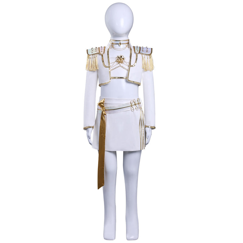 omgcos Kpop Girl White Outfit Cosplay Costume