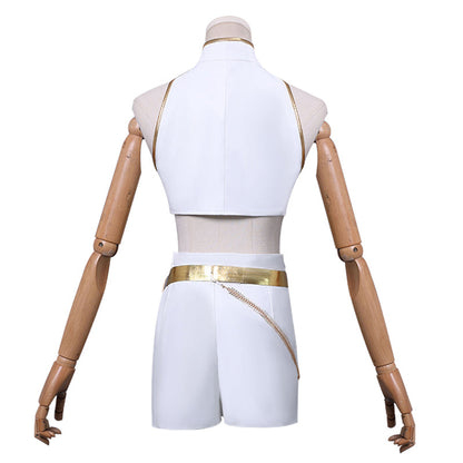 omgcos Kpop Girl White Outfit Cosplay Costume