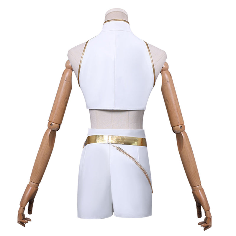omgcos Kpop Girl White Outfit Cosplay Costume