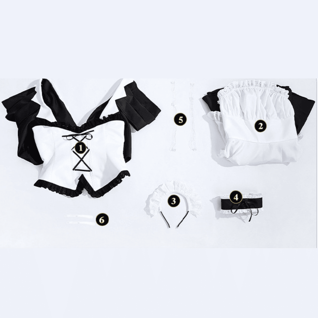 omgcos Maid Sama Black White Maid Cosplay Costume