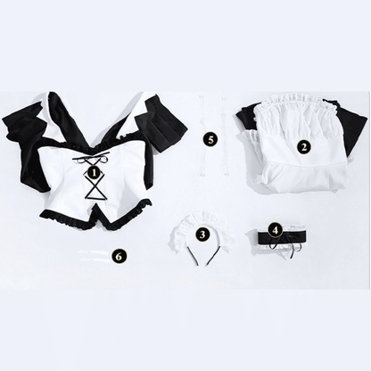 omgcos Maid Sama Black White Maid Cosplay Costume