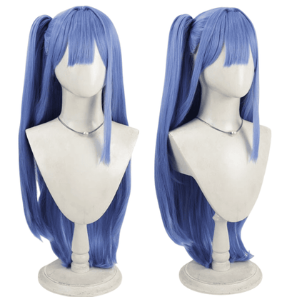 omgcos NIKKE Arcana Fortune Mate Blue Long Straight Cosplay Wigs