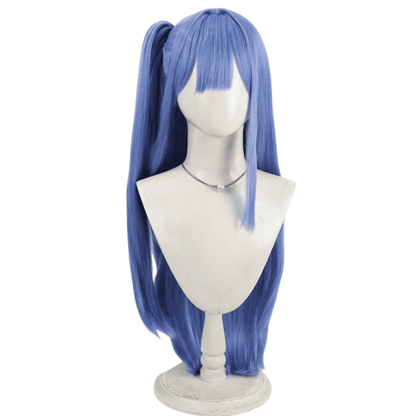omgcos NIKKE Arcana Fortune Mate Blue Long Straight Cosplay Wigs