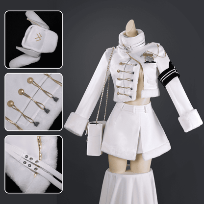 Size XS-3XL omgcos NIKKE Blanc Fortune Express Cosplay Costume Sexy Cosplay