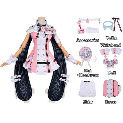 omgcos NTE Chiz Pink Cosplay Costume