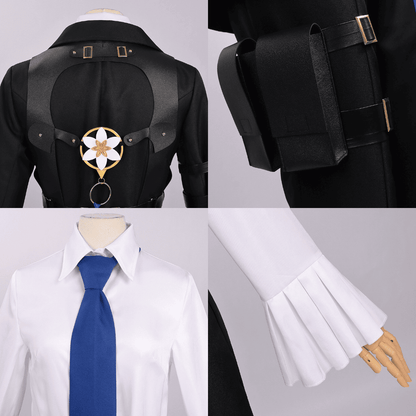 omgcos NTE Daffodill Black Uniform Cosplay Costume
