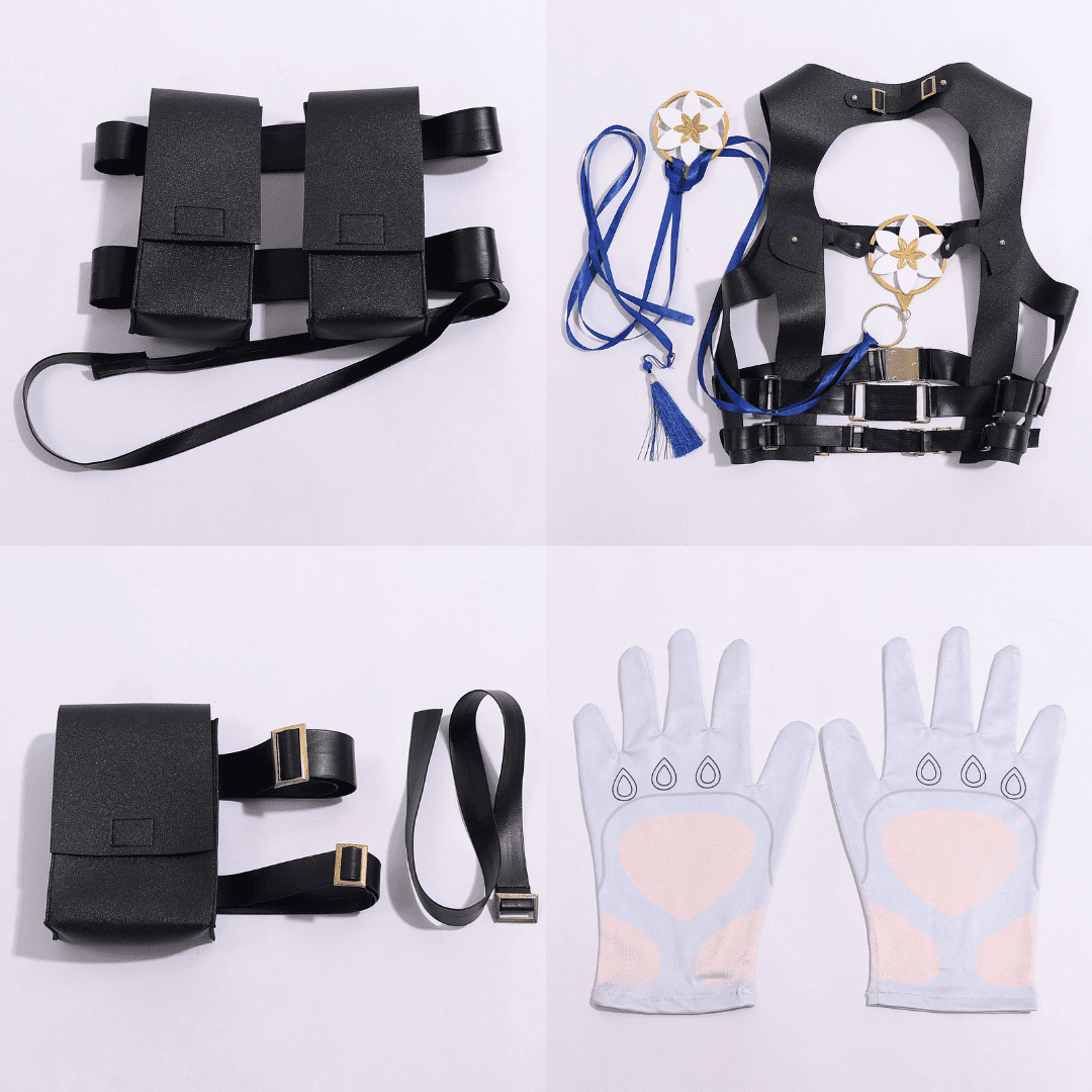 omgcos NTE Daffodill Black Uniform Cosplay Costume