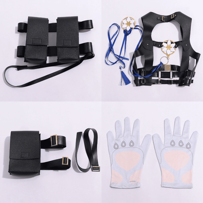 omgcos NTE Daffodill Black Uniform Cosplay Costume