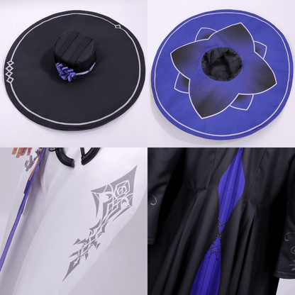 omgcos NTE Jiuyuan Purple Uniform Cosplay Costume