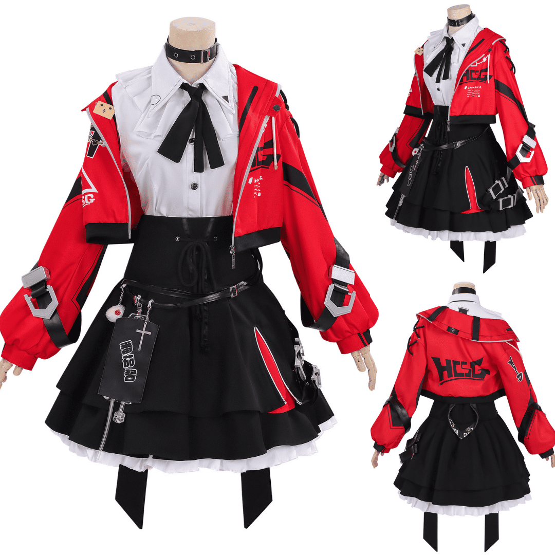 omgcos NTE Lacrimosa Red Cosplay Costume