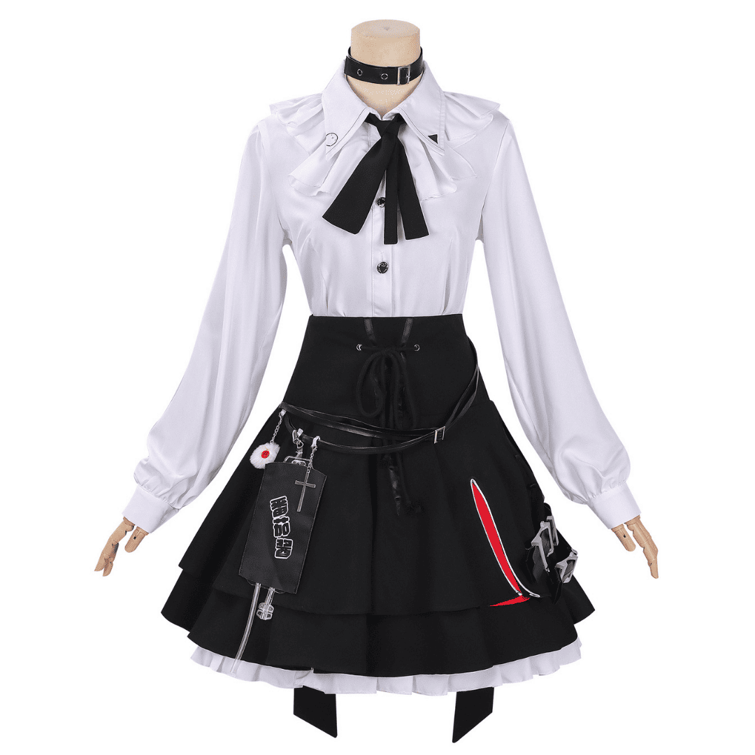 omgcos NTE Lacrimosa Red Cosplay Costume