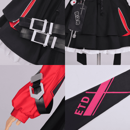 omgcos NTE Lacrimosa Red Cosplay Costume