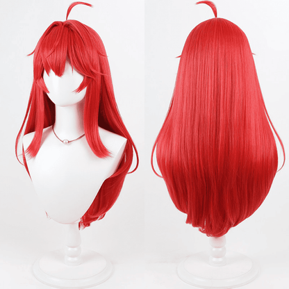 omgcos NTE Nanally Red Long Straight Cosplay Wig