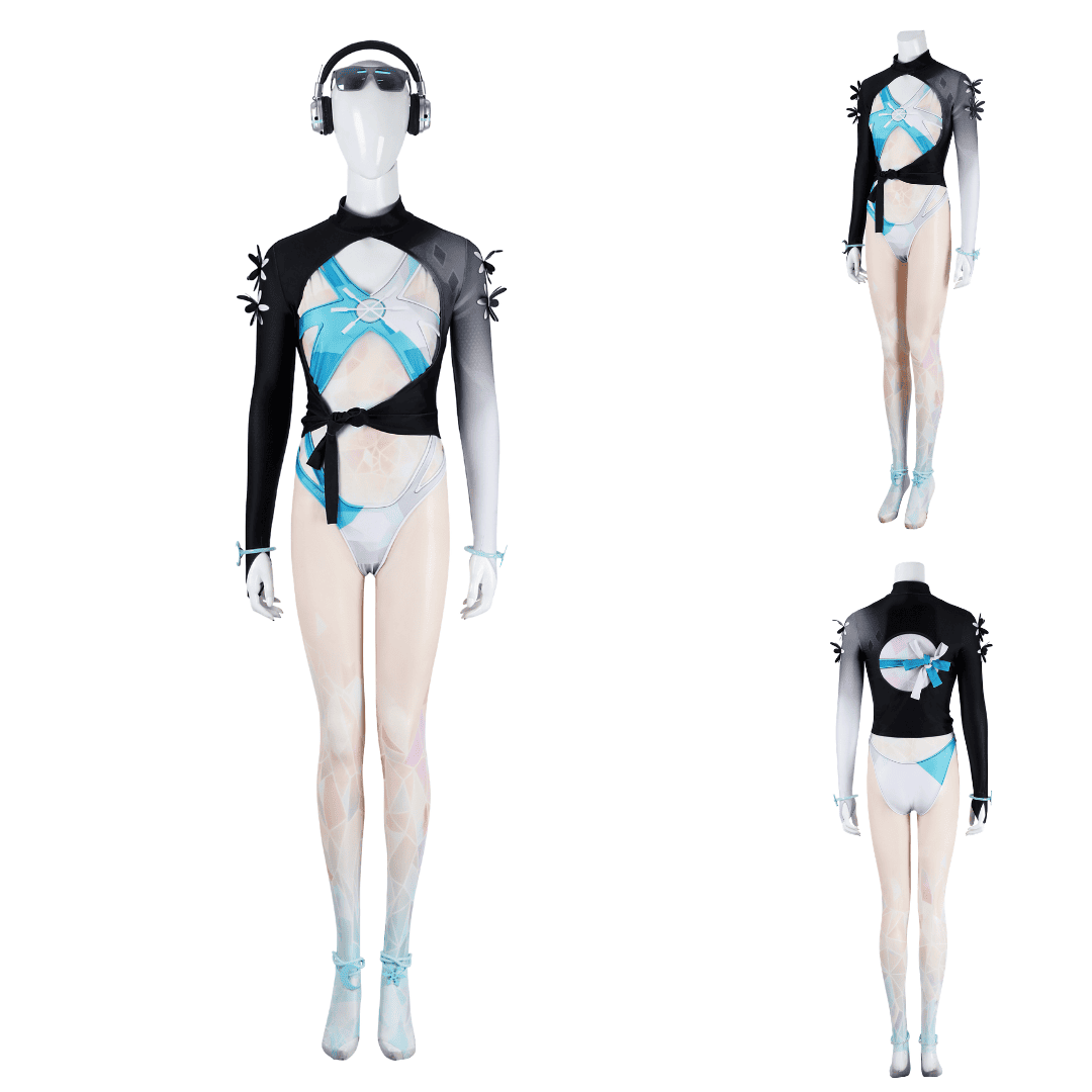 omgcos Rival Luna Snow Swimsuit Cosplay Costume