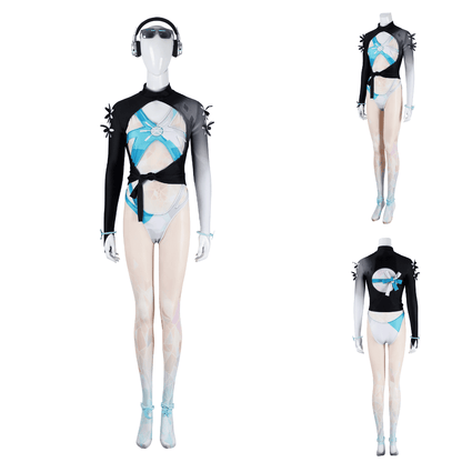 omgcos Rival Luna Snow Swimsuit Cosplay Costume