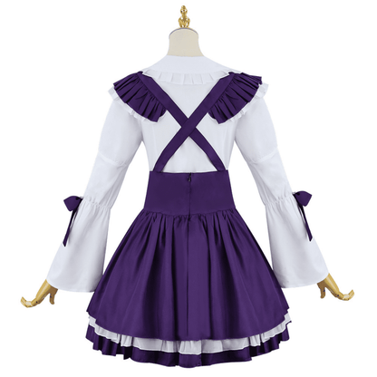 omgcos Utena Hiiragi Maid Cosplay Costume Magical Girl Purple Outfits
