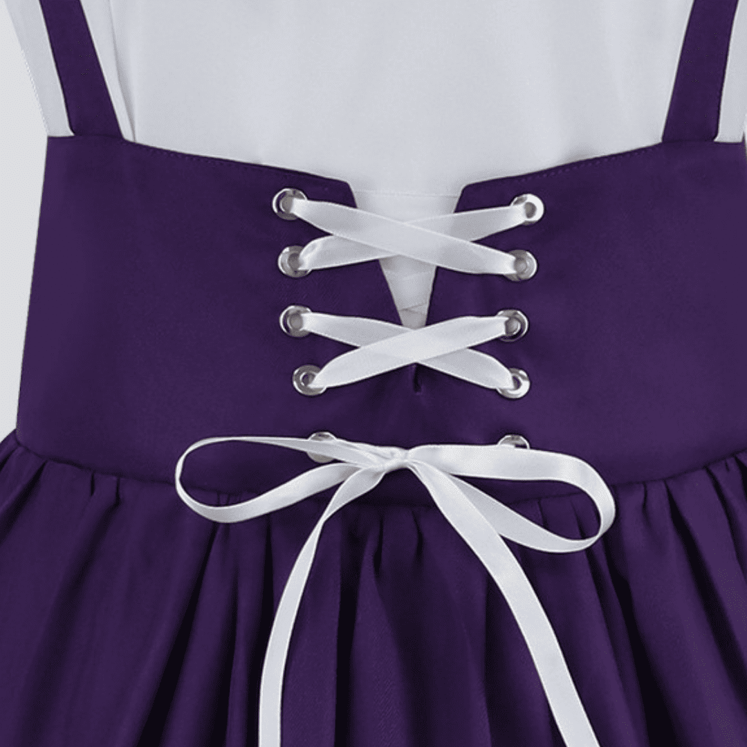 omgcos Utena Hiiragi Maid Cosplay Costume Magical Girl Purple Outfits
