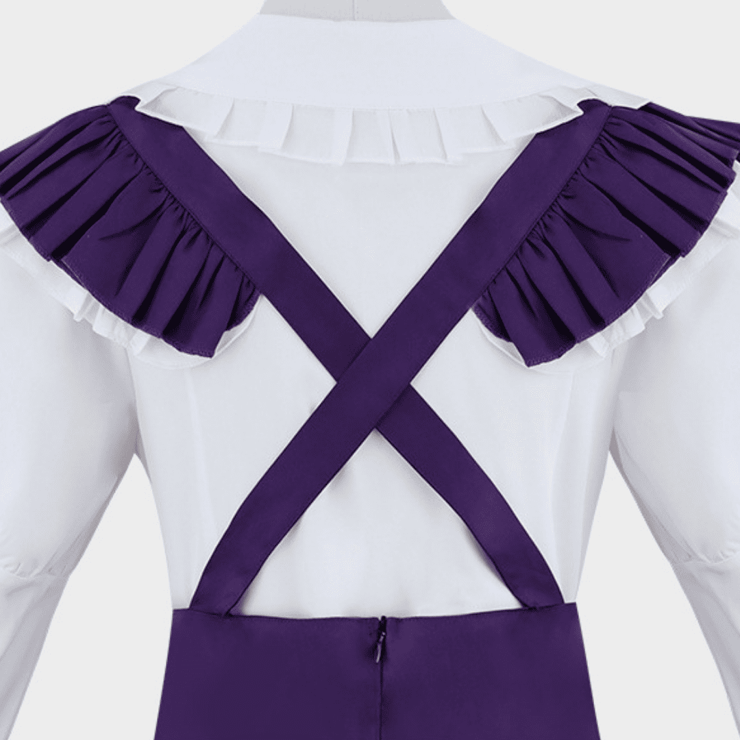 omgcos Utena Hiiragi Maid Cosplay Costume Magical Girl Purple Outfits