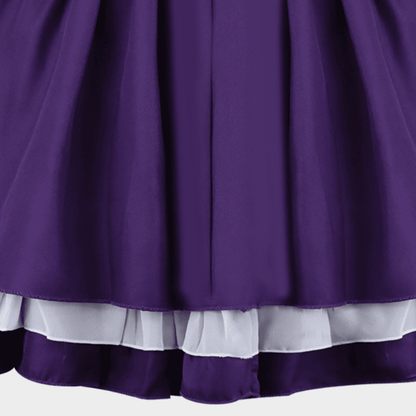 omgcos Utena Hiiragi Maid Cosplay Costume Magical Girl Purple Outfits