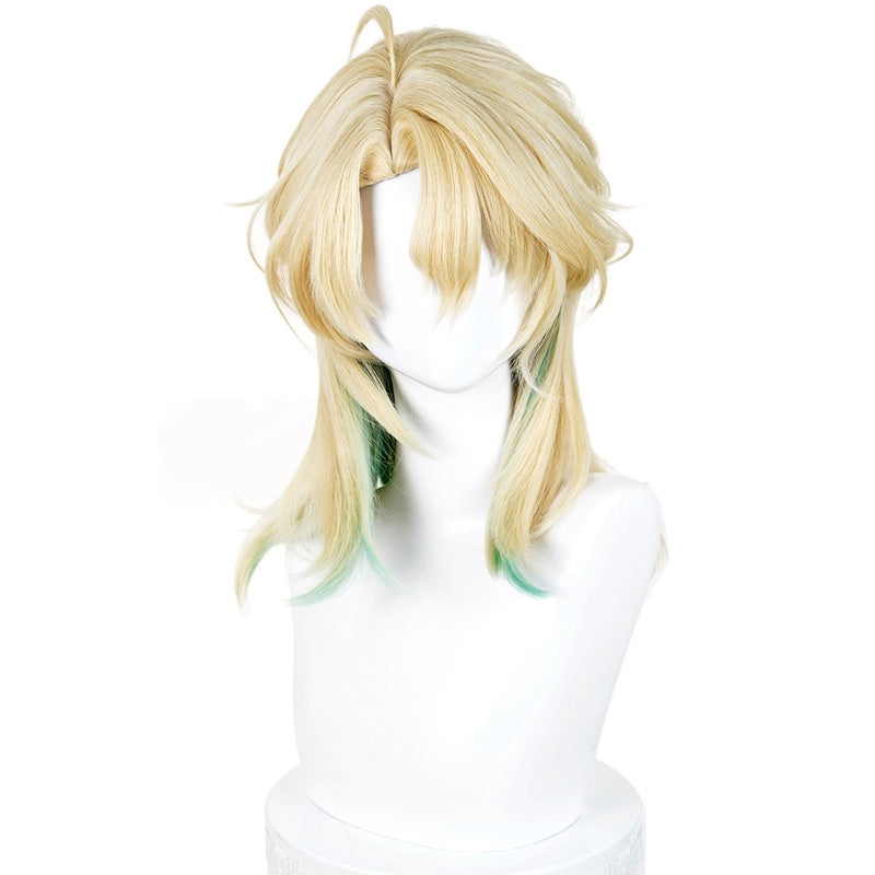 omgcos Wuthering Waves Luuk Herssen 45cm Mixed Color Cosplay Wig