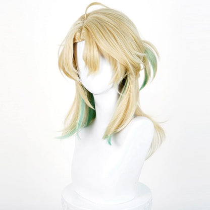 omgcos Wuthering Waves Luuk Herssen 45cm Mixed Color Cosplay Wig