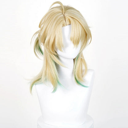 omgcos Wuthering Waves Luuk Herssen 45cm Mixed Color Cosplay Wig