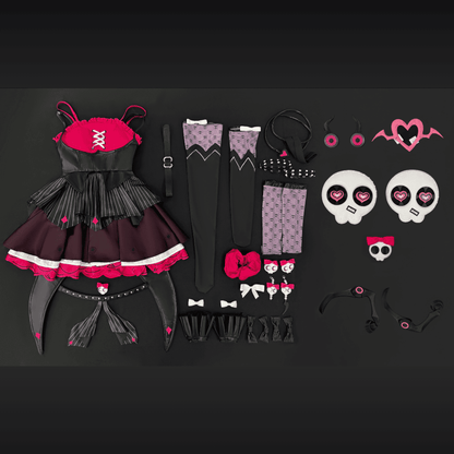 omgcos Zenless Zone Zero Aria Black Red Cosplay Costume