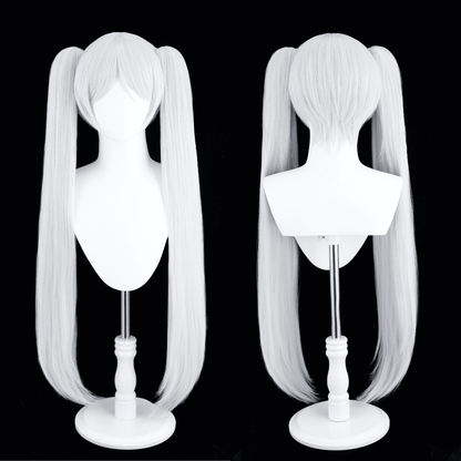 omgcos Anime White Elf Sorceress Frieren Cosplay Wigs