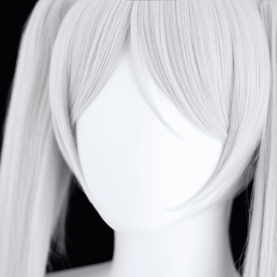 omgcos Anime White Elf Sorceress Frieren Cosplay Wigs