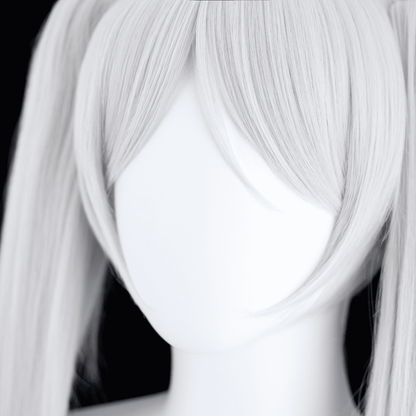 omgcos Anime White Elf Sorceress Frieren Cosplay Wigs