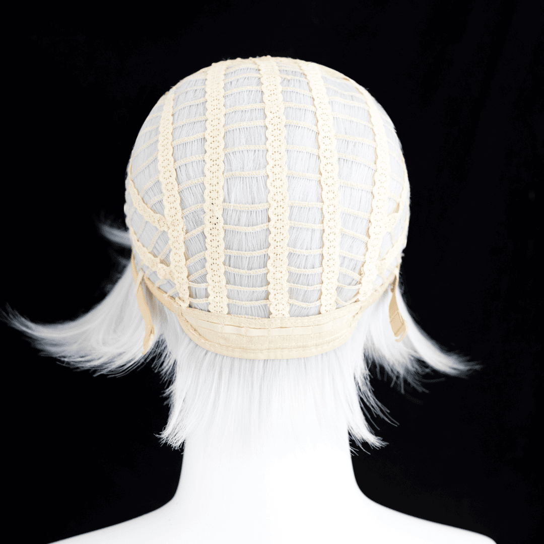 omgcos Anime White Elf Sorceress Frieren Cosplay Wigs