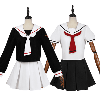 omgcos Card Sakura Japanese School Uniforms Sailor Suit Cosplay Costume