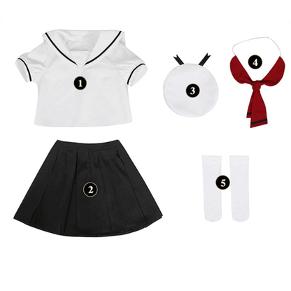 omgcos Card Sakura Japanese School Uniforms Sailor Suit Cosplay Costume