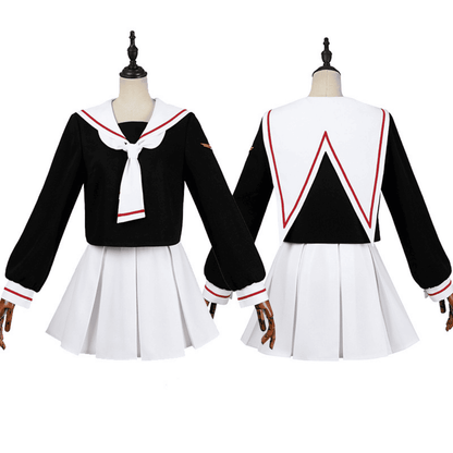 omgcos Card Sakura Japanese School Uniforms Sailor Suit Cosplay Costume