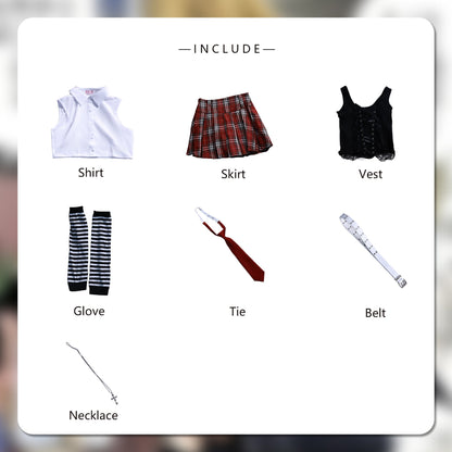omgcos Death Note Misa Amane Cosplay Costume JK Set