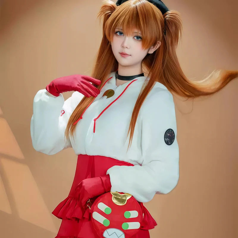 omgcos EVA Asuka Langley Christmas Cosplay Costume