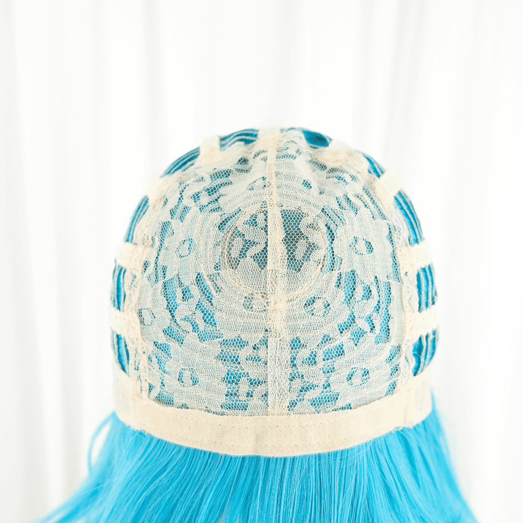 omgcos Fortnite Singer Pink Mix Blue Cosplay Wig