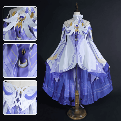 omgcos Game Genshin Impact Columbina Women Dress Cosplay Outfits