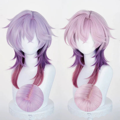 omgcos Genshin Impact Durin 55cm Mixed Colors Cosplay Wig