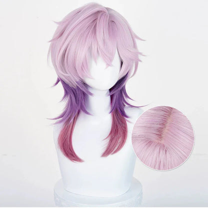 omgcos Genshin Impact Durin 55cm Mixed Colors Cosplay Wig